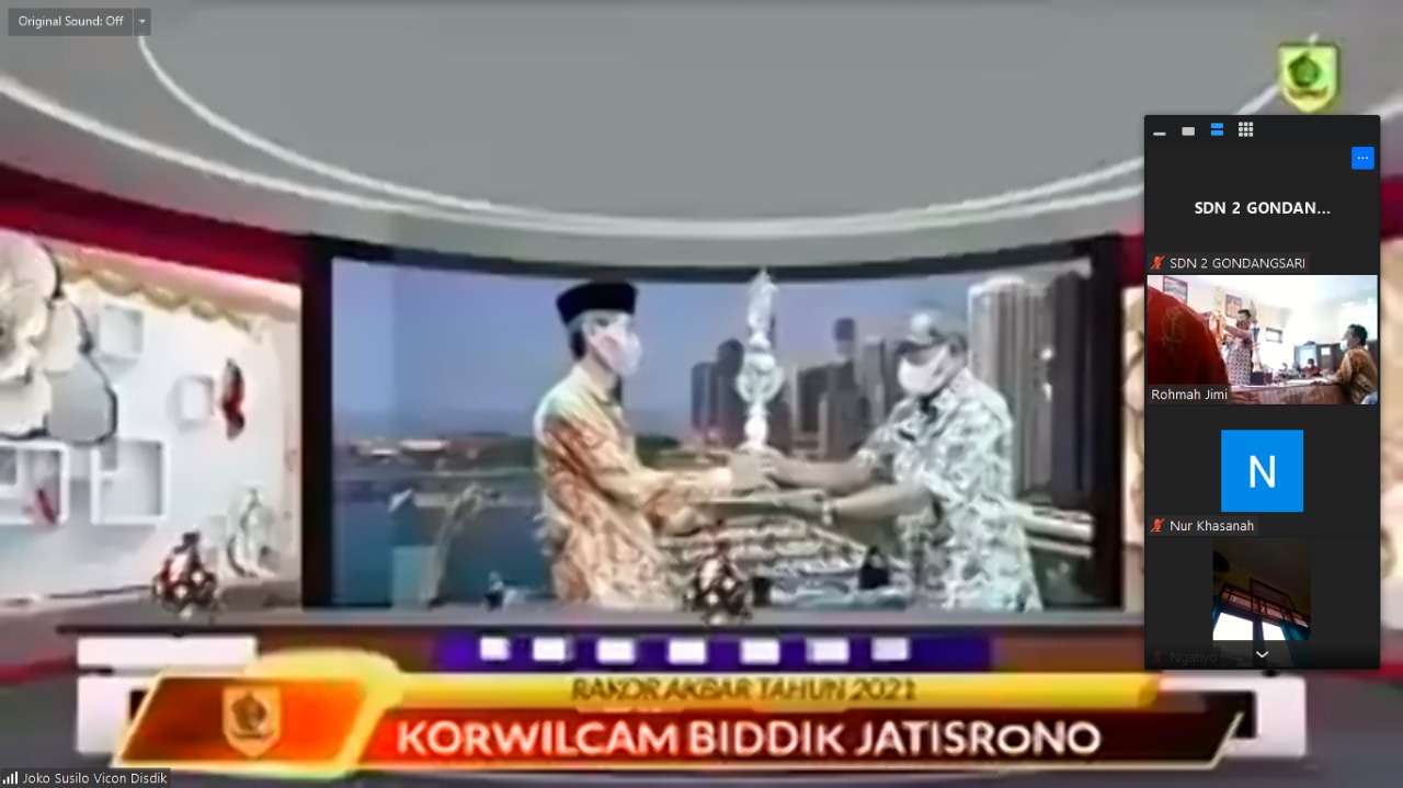 Anugerah Pendidikan 2021, SDN 1 Pelem Boyong Tiga Piala